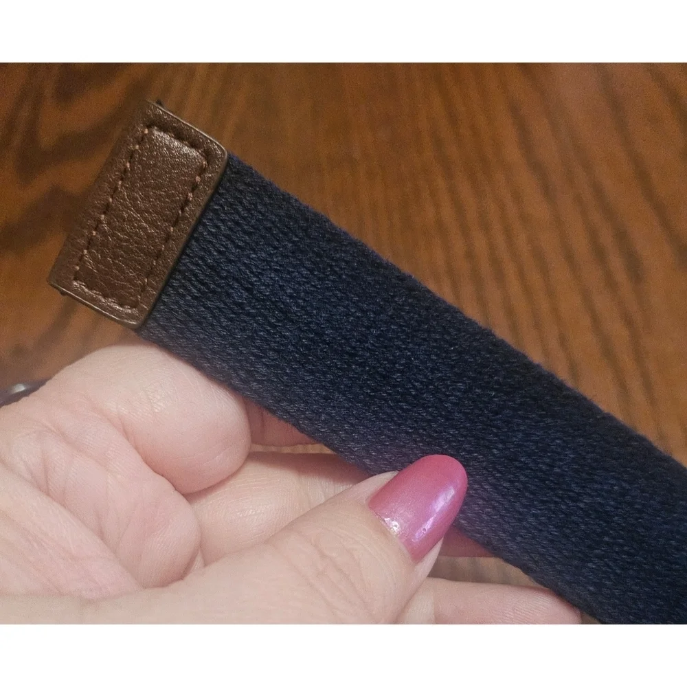NEW Art Class Blue Reversible Striped Kids' Belt